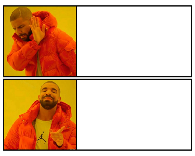 The-template-of-the-Drakeposting-meme Drake Meme: How a Rap Star Became an Internet Icon
