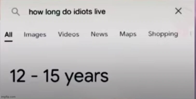 TikTok-meme-text-saying-how-long-do-idiots-live-12-to-15-years How Long Do Idiots Live? Inside TikTok’s Viral Meme